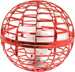 Mingea zburătoare cu control prin gesturi și lumini LED – Roșu