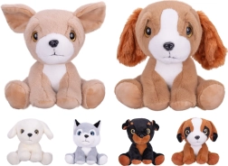 Cățeluș din pluș 20 cm – companion moale pentru copii de la naștere