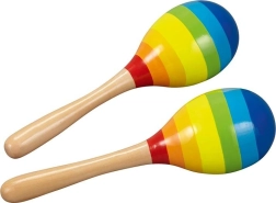 Goki maracas curcubeu – set 2 buc