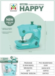 Mașină de cusut pentru copii cu efecte luminoase și sonore 14 cm