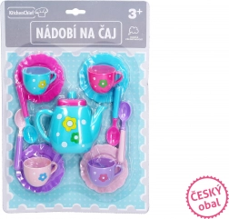 Set de ceai din plastic pentru copii 13 piese – ambalaj în limba cehă
