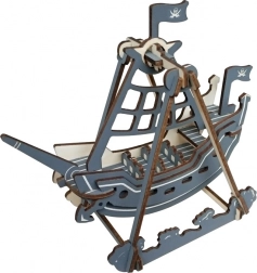Woodcraft puzzle 3D din lemn leagăn de pirați