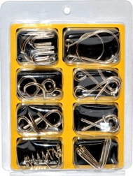 Set de puzzle-uri metalice 8 buc.
