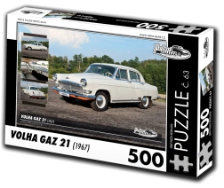 Puzzle Retro Mașini Volha GAZ 21 (500 piese)