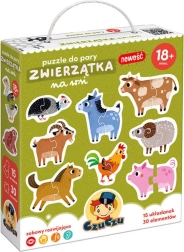 CzuCzu puzzle perechi – animăluțe de la fermă (18+ luni)