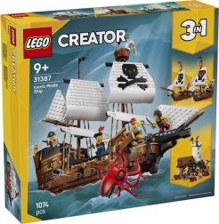 LEGO Creator 3 în 1 Legendara navă pirat