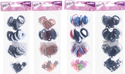 Accesorii pentru păr – mix mare de elastice și clame