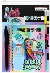 Set școlar MONSTER HIGH cu penar și caiet