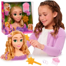 Cap de coafat PRINȚESA DISNEY RAPUNZEL – set de styling cu accesorii