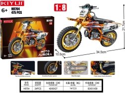 Set de construcție motor cross – 475 piese