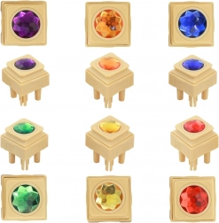 Masterkidz blocuri acrilice colorate în formă de diamant pentru tablă STEM, 72 de piese