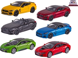 Model auto metalic Kinsmart BMW 1:38 cu mecanism pull-back și uși care se deschid