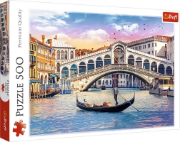Puzzle 500 de piese Podul Rialto Veneția