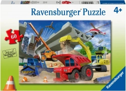 Puzzle Ravensburger Utilaje de construcții 60 piese