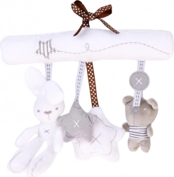 Jucărie moale suspendată pentru cărucior și pătuț cu sunete și melodie