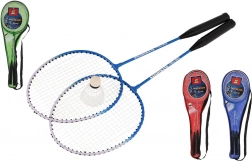 Set badminton: 2 rachete și 1 mingiuță în husă, 64 cm