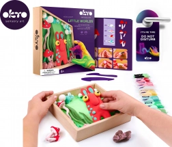 okto modelare – micul univers în ramă spiriduș 21 × 21 cm