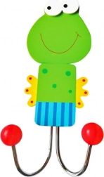 cuiere din lemn în formă de broască