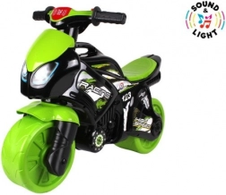 Motocicletă de echilibru pentru copii verde-negru