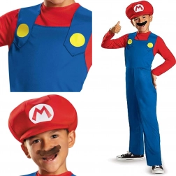 Costum Super Mario pentru băieți 137–149 cm (10–12 ani)
