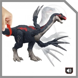 Figurină JURASSIC WORLD Therizinosaurus cu sunete și atac