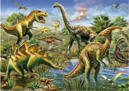 Puzzle Teren de joacă jurasic 500 piese EDUCA