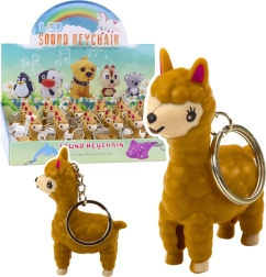 Breloc lamă cu lanternă LED și sunet