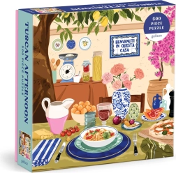 puzzle pătrat după-amiază în Toscana 500 piese