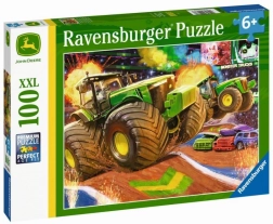 Puzzle Ravensburger John Deere – roți mari, 100 de piese