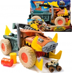 Monster Jam Mini Jams Megalodon Mad Hog Chomper set cu mașină mare și mică 1:87