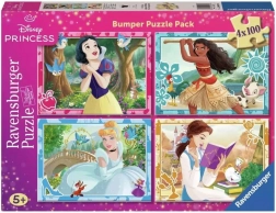 Puzzle Ravensburger Disney prințese 4x100 piese