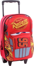 Rucsac pentru copii 3D pe roți Disney Pixar Cars Piston Cup 38 cm