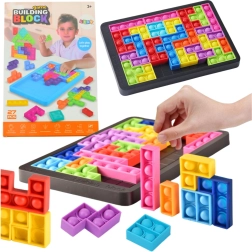 Jucărie senzorială Tetris Pop-It Puzzle 3 în 1