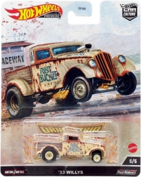 Hot Wheels Premium 1933 Willys Rust Bucket – model de colecție din metal