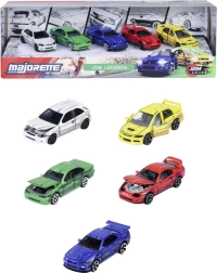 Majorette Japan Series set din 5 mașini metalice 1:64