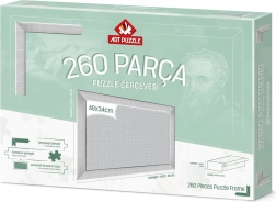 Ramă pentru puzzle 48x34 cm albă