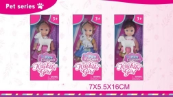 Păpușă cu animăluț 11,5 cm