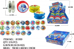 Yo-yo cu efecte luminoase 5,5 cm – tematică marină