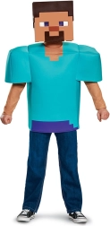 Costum MINECRAFT Steve pentru copii 7–8 ani