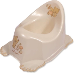 Oliță muzicală pentru copii cu suprafață antiderapantă – ursuleț bej