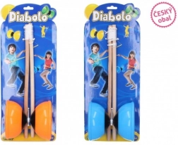 Set Mare Diabolo Plastic/ Lemn pentru Copii