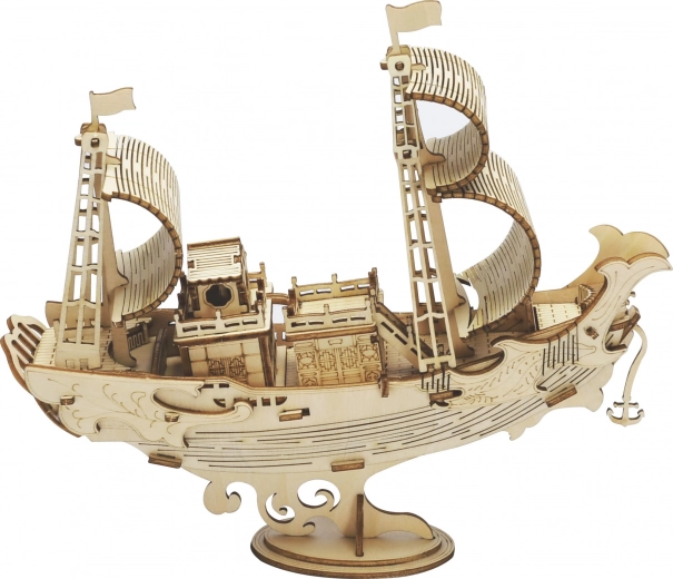 Puzzle 3D din lemn Navă diplomatică japoneză 91 de piese