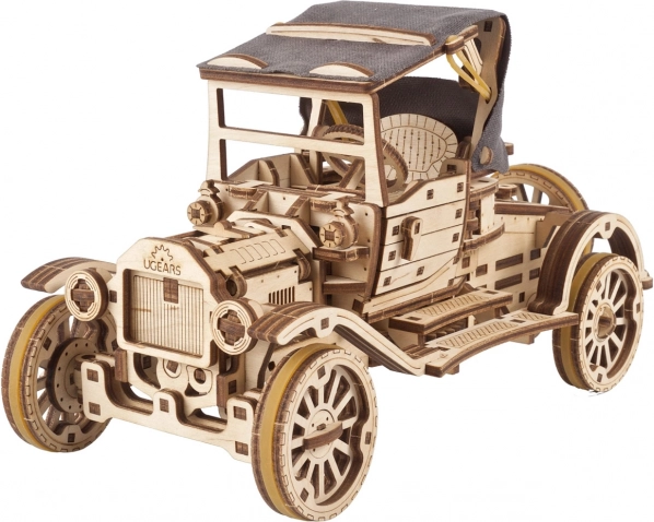Set de construcție mecanică din lemn Automobil istoric
