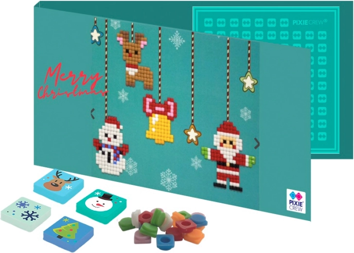 Carte poștală și felicitare de Crăciun Pixie Crew cu cadou în interior