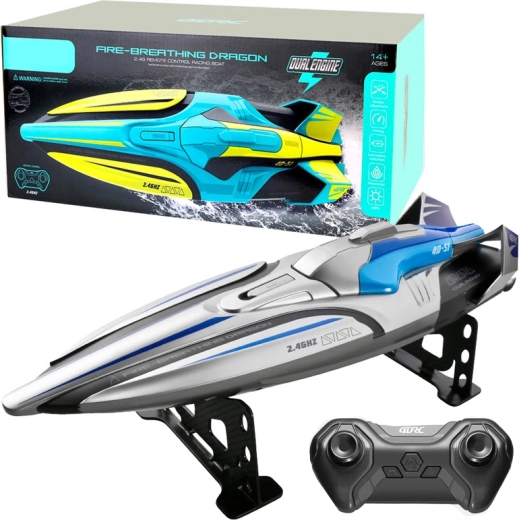 Barcă RC de curse 30 km/h Sparkys – barcă rapidă impermeabilă