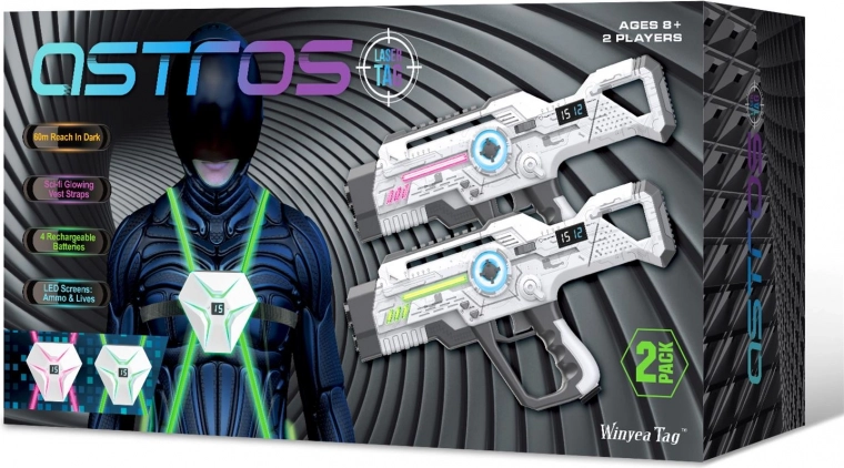 Set de pistoale laser cu veste pentru copii