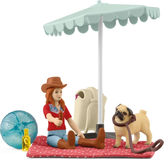 Excursie de o zi la lac – set de joacă cu mini figurine HORSE CLUB