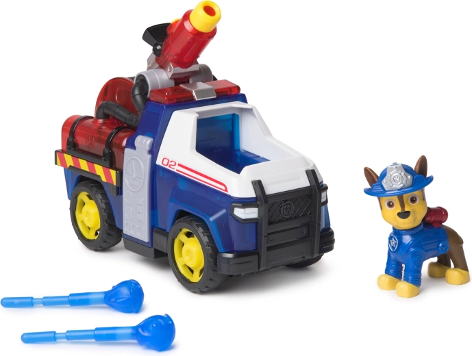 Vehiculul de salvare al lui Chase cu tun pe acoperiș