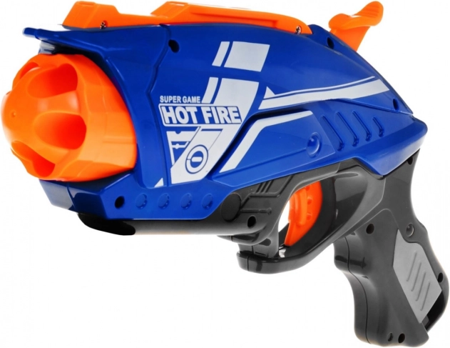 Pistolă pentru copii cu gloanțe din spumă BLAZE STORM Hot Fire, manuală cu arc, 20 săgeți