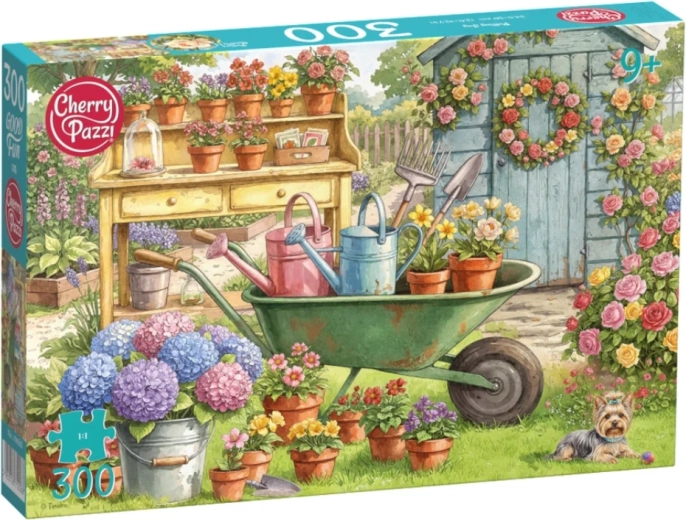 Puzzle Cherry Pazzi Grădina înflorită, 300 de piese